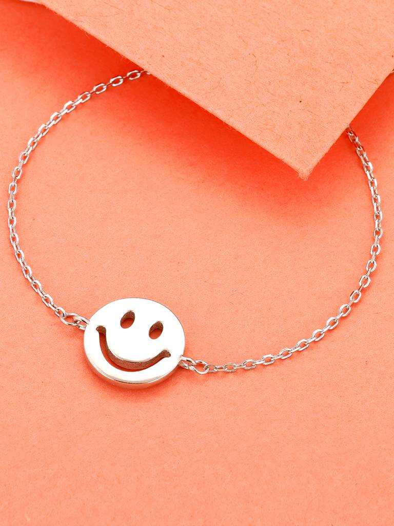 Giva 925 Sterling Silver Smiley Bracelet