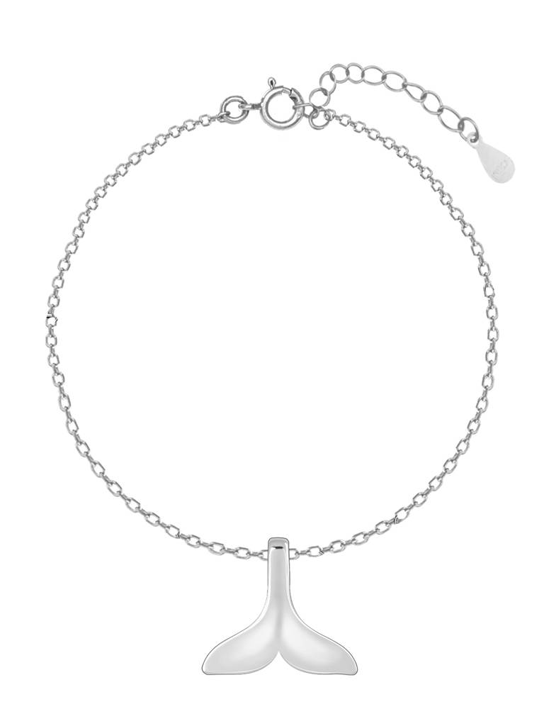 Giva 925 Sterling Silver Silver Fish Tale Bracelet