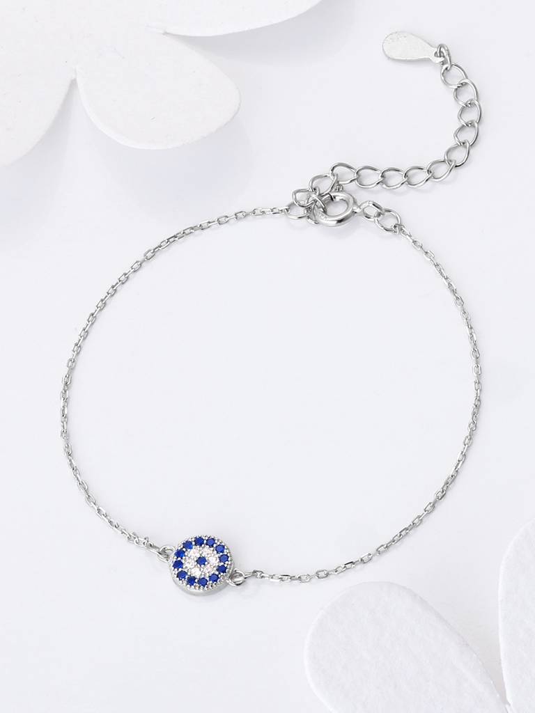 Giva 925 Sterling Silver Evil Eye Bracelet