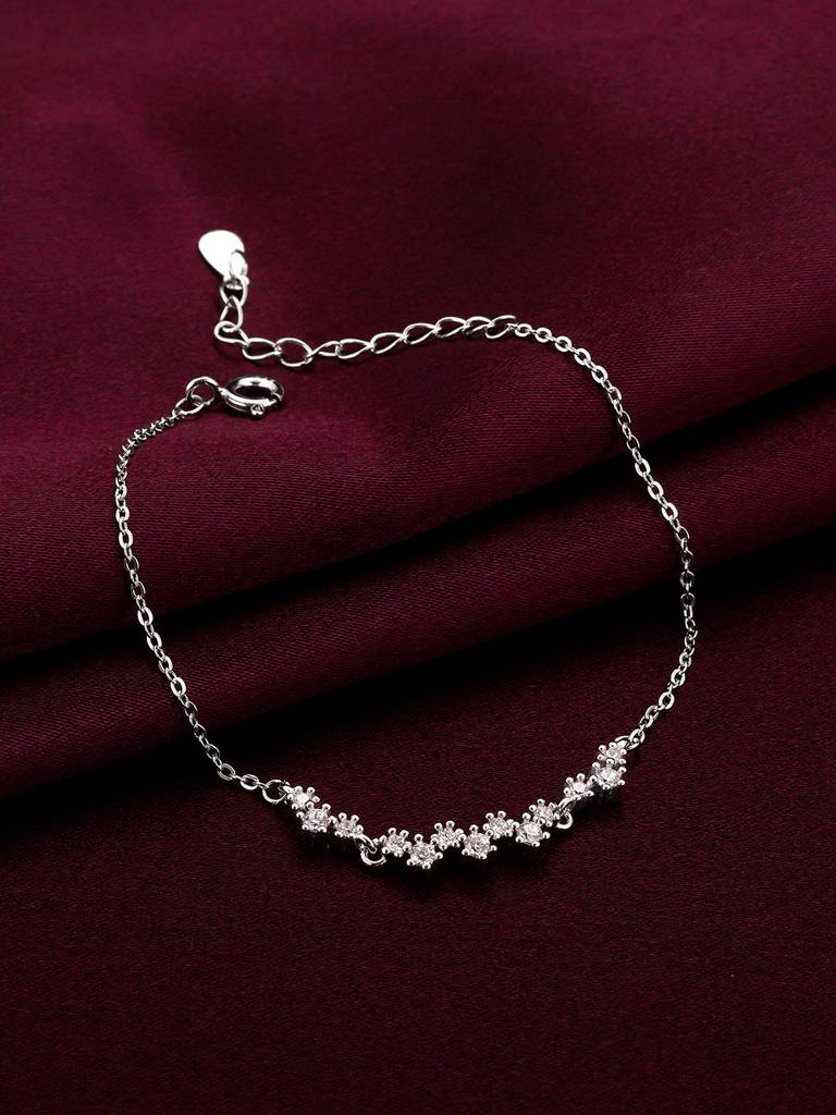 Giva 925 Sterling Silver Beautiful Glittering Bracelet