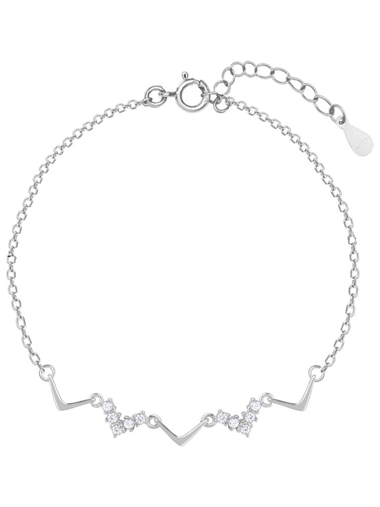 Giva 925 Sterling Silver Meandering Bracelet