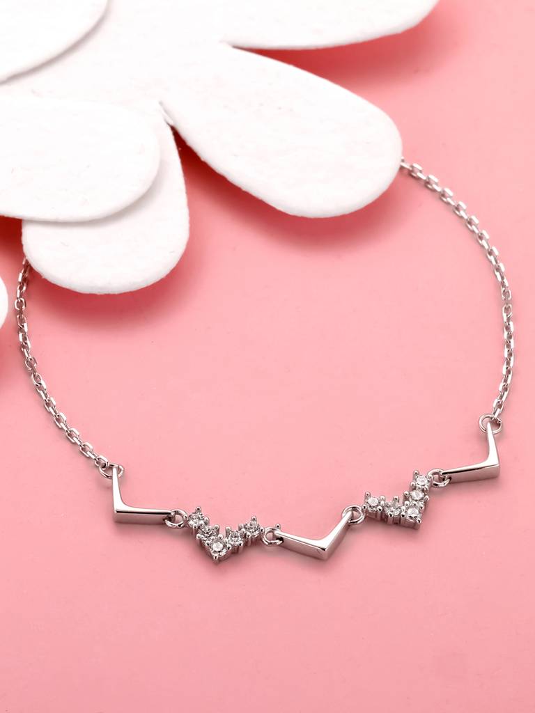 Giva 925 Sterling Silver Meandering Bracelet