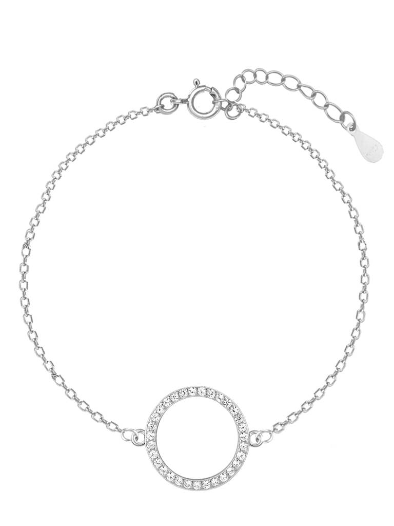 Giva 925 Sterling Silver Forever Valentine Bracelet