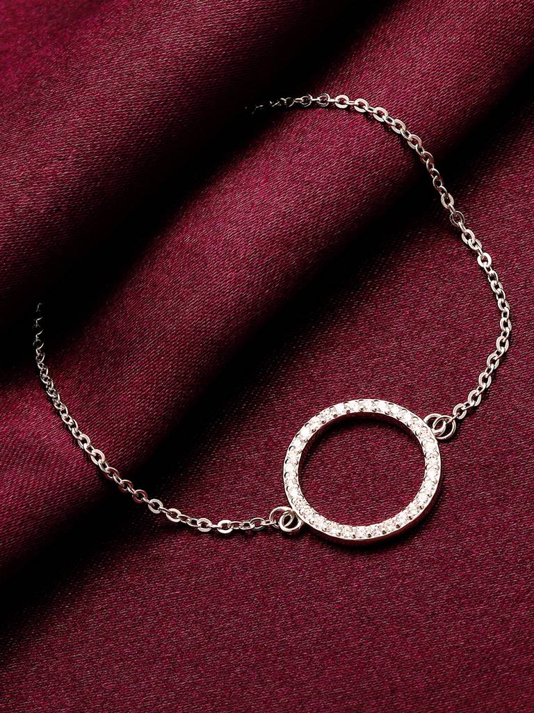 Giva 925 Sterling Silver Forever Valentine Bracelet