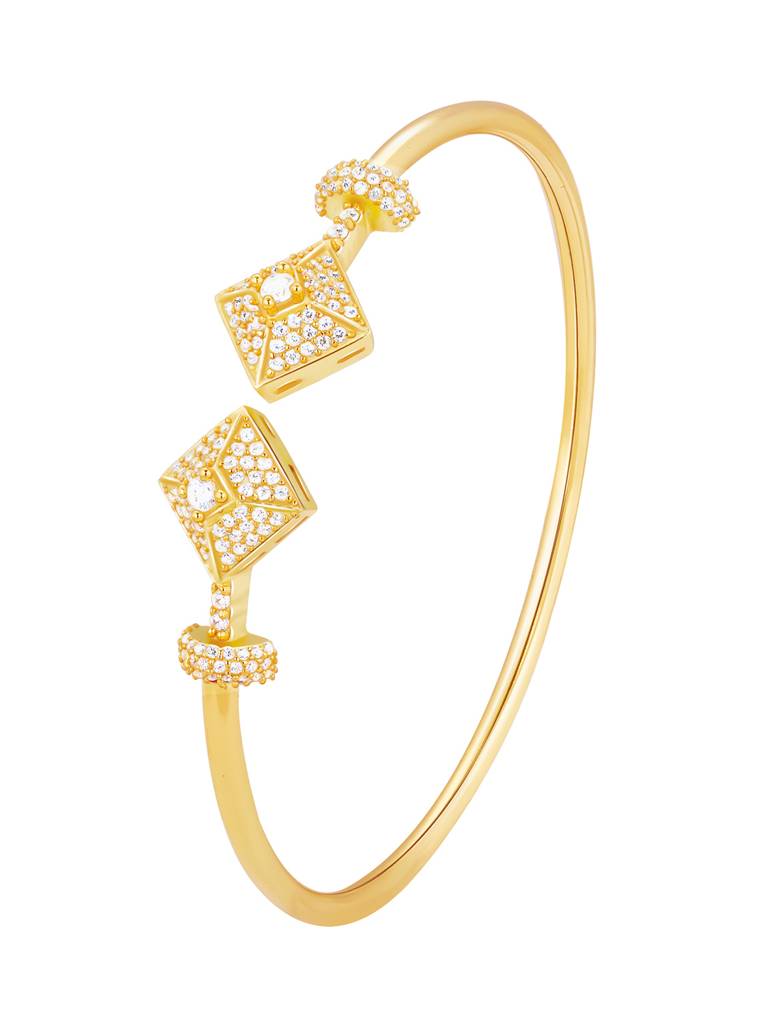 Giva 925 Sterling Silver Golden Lavishing Signature Bracelet