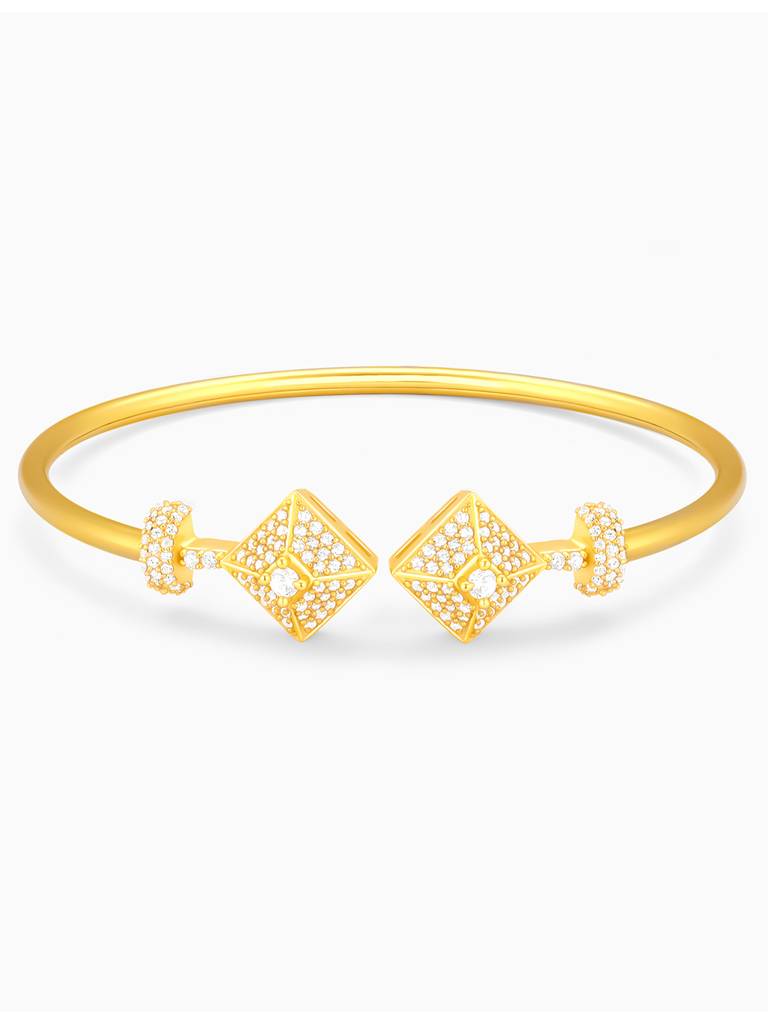 Giva 925 Sterling Silver Golden Lavishing Signature Bracelet