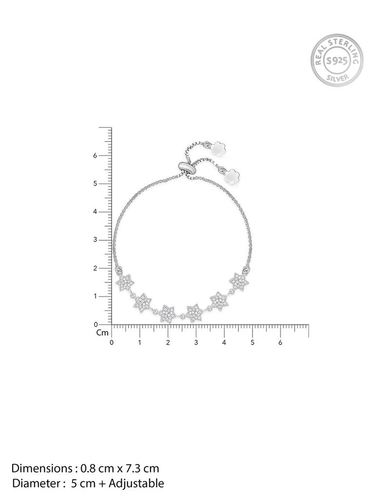 Giva 925 Sterling Silver Rising Star Bracelet