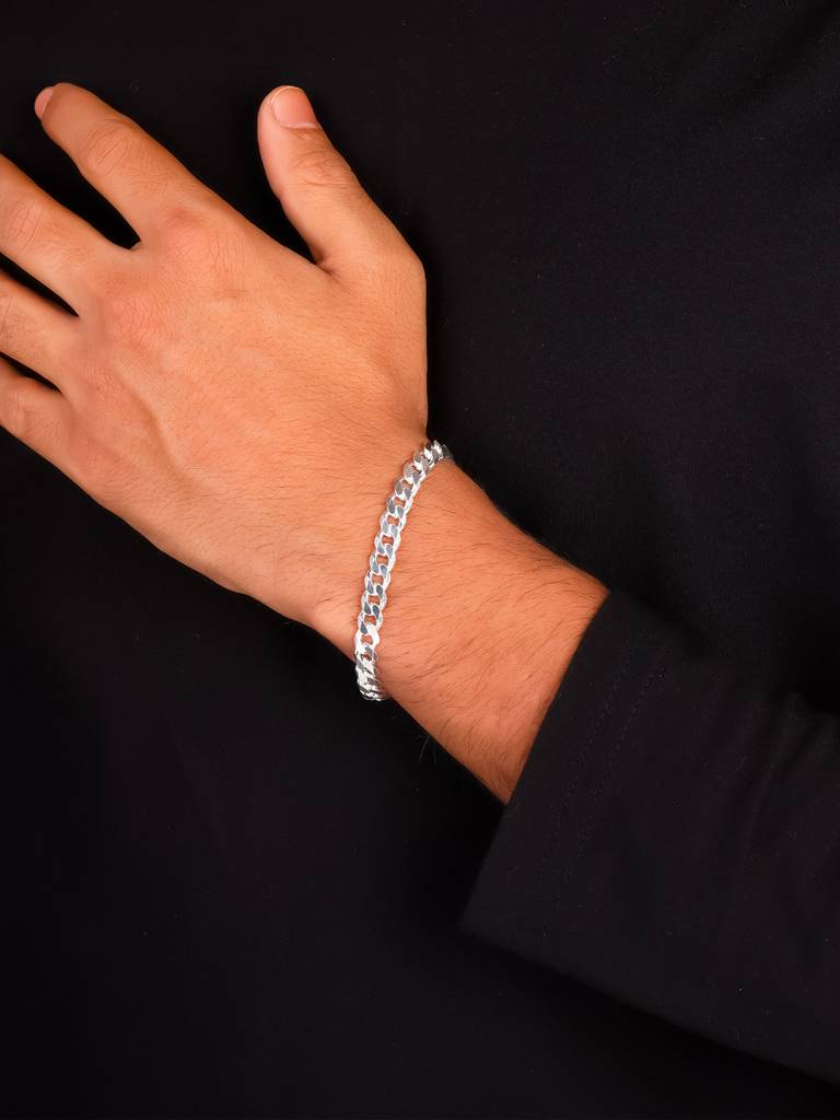 GIVA 925 Sterling Silver Classic Bracelet for Him