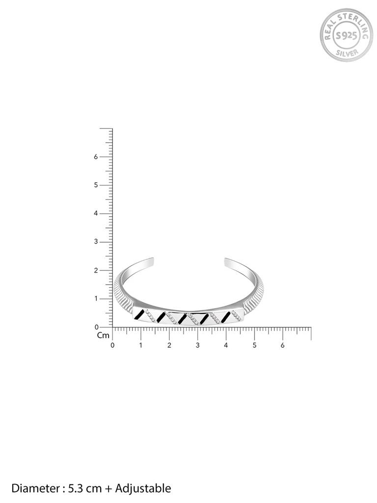 Giva 925 Sterling Silver Gleaming Aura Bracelet For Him/Her