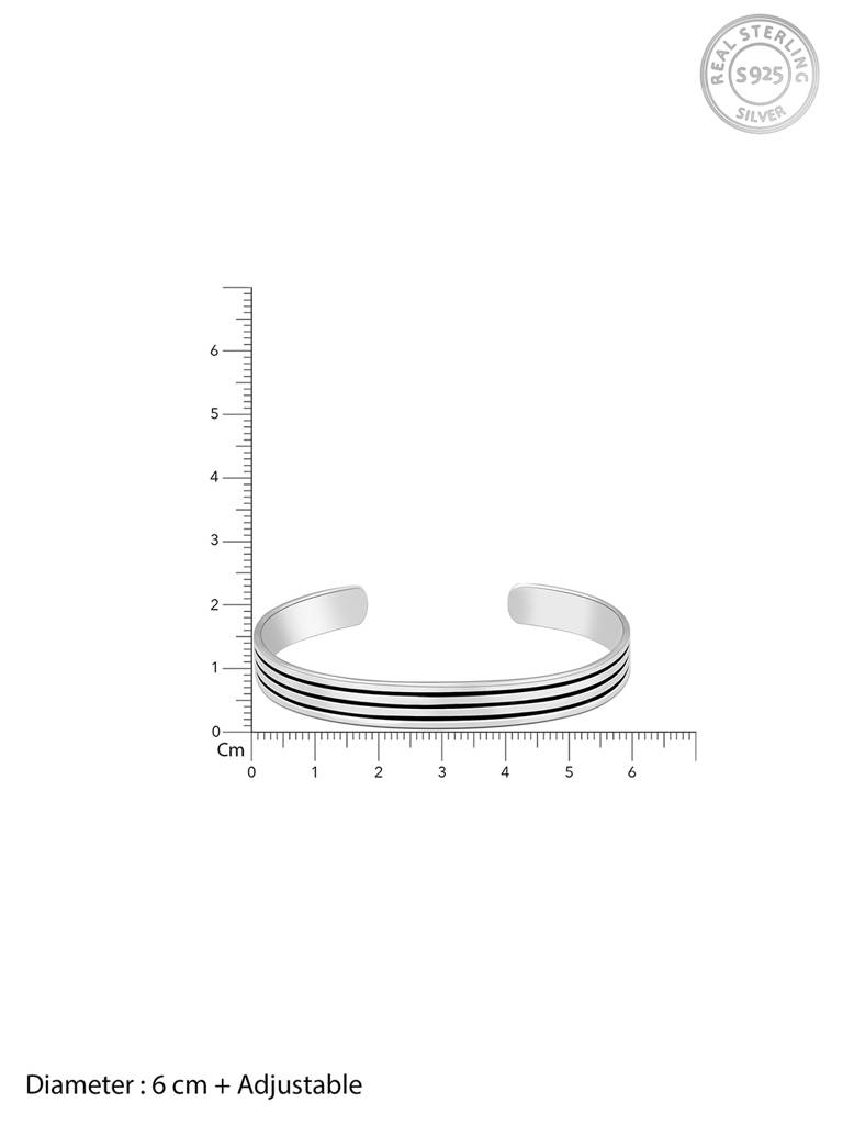 Giva 925 Oxidised Silver Blissful Breeze Bracelet