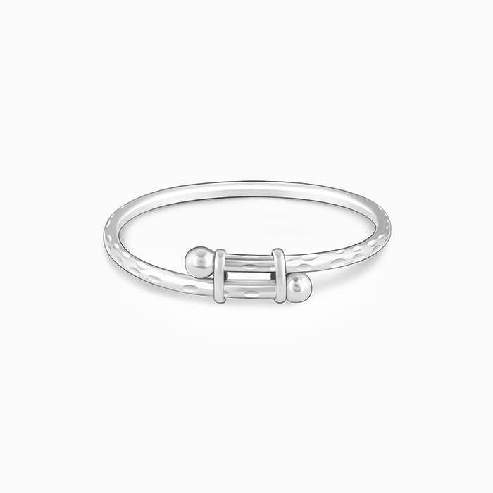 Giva 925 Sterling Silver Baby Kada Kids Bracelet,Adjustable|Studs To Gifts For Kids | With : BR0793