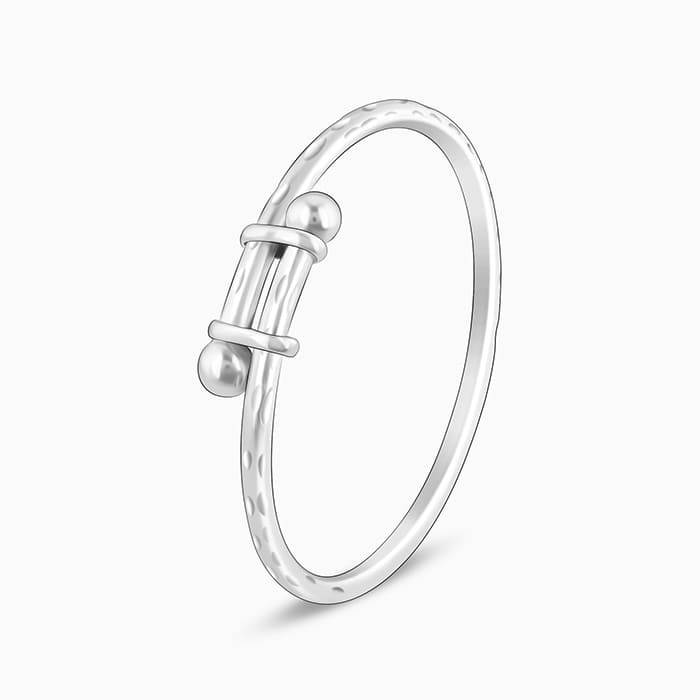 Giva 925 Sterling Silver Baby Kada Kids Bracelet,Adjustable|Studs To Gifts For Kids | With : BR0793