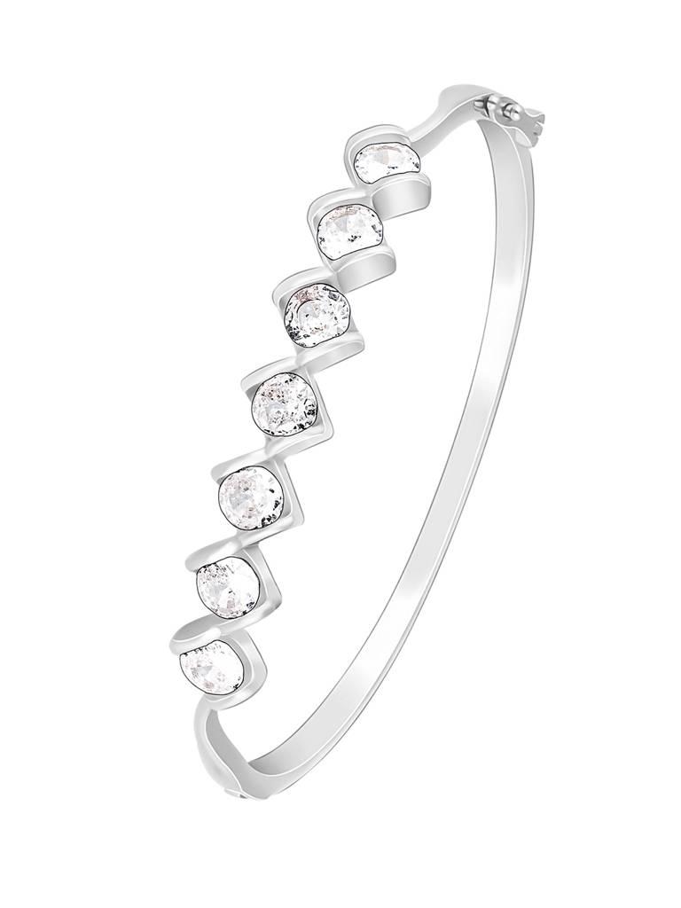 Giva 925 Silver Zircon Order Of Opulence Bracelet Adjustable : BR0825