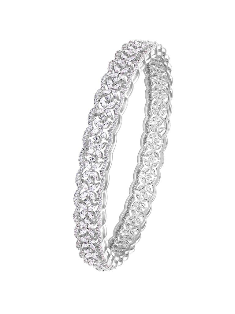 Giva 925 Sterling Silver Glinting Treasure Bangle