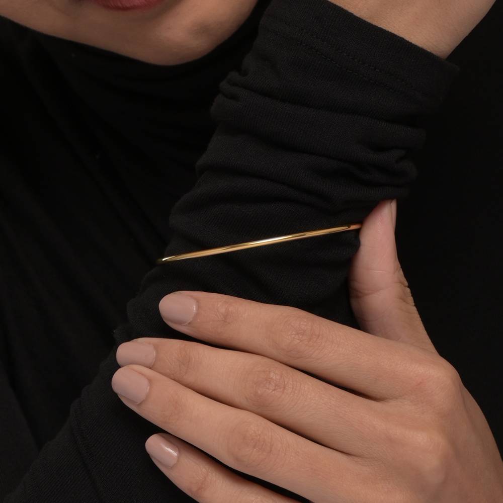 Round Wire Bangle Bracelet : BR086