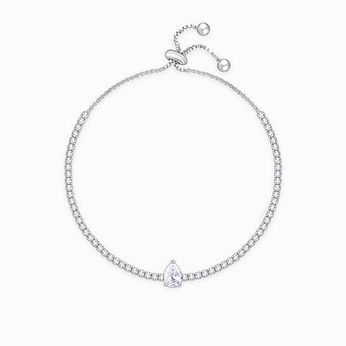 Giva 925 Silver Joy Of White Bracelet Adjustable : BR0877