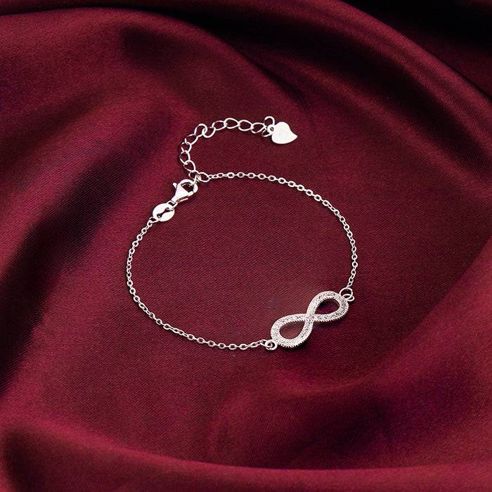 Giva 925 Sterling Silver Infinity Bracelet, Adjustable | Gifts For Women And Girls | With  : BR0896