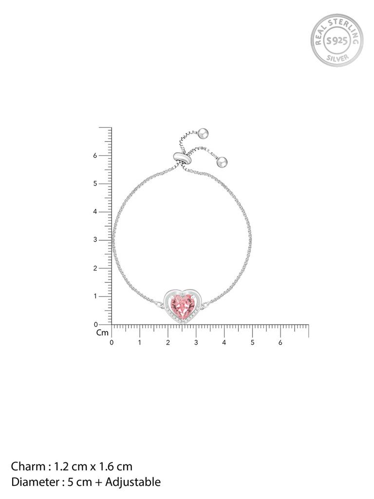 925 Silver Valentine Set Of Three For Women And Girls : BR0920ER02524PD088
