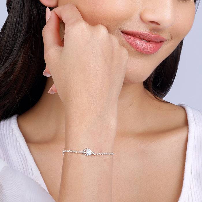 Giva 925 Silver Falling Dew Bracelet Adjustable : BR0922