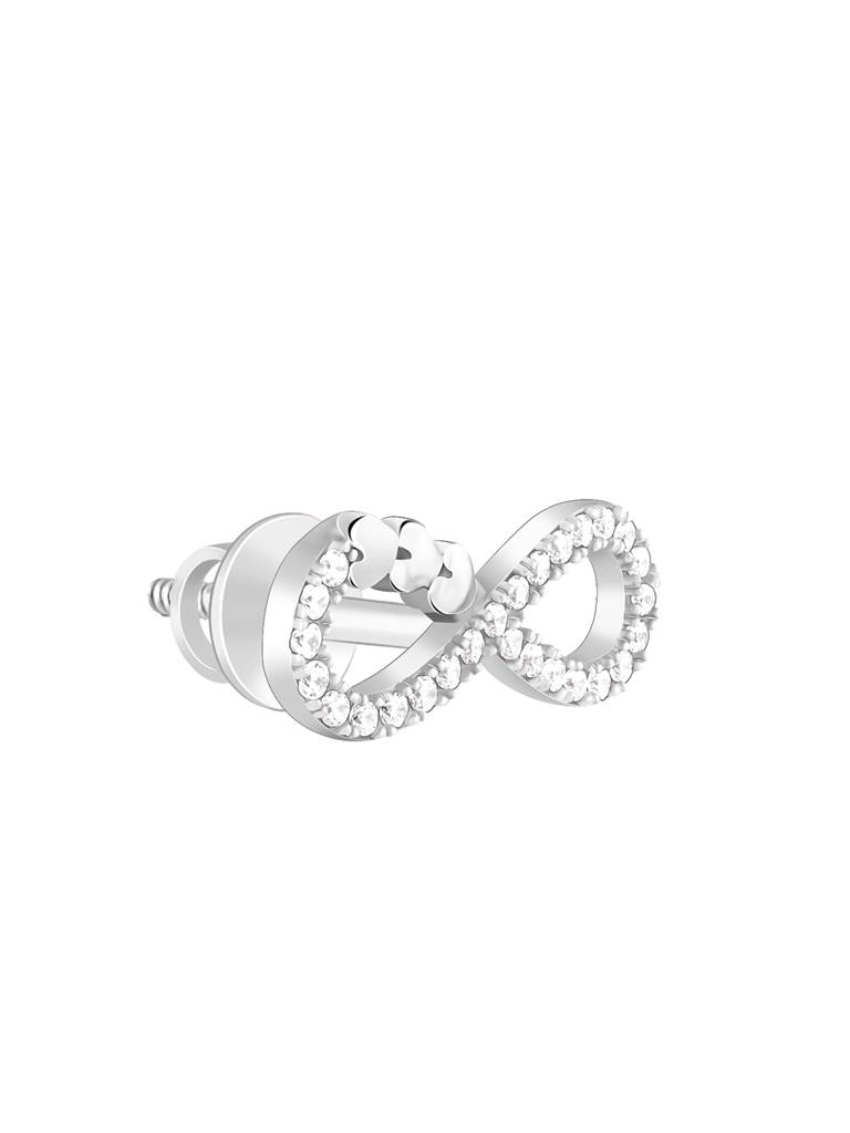 925 Silver Infinity Heart Set Of Four For Women And Girls : BR0926R01614PD061ER02532