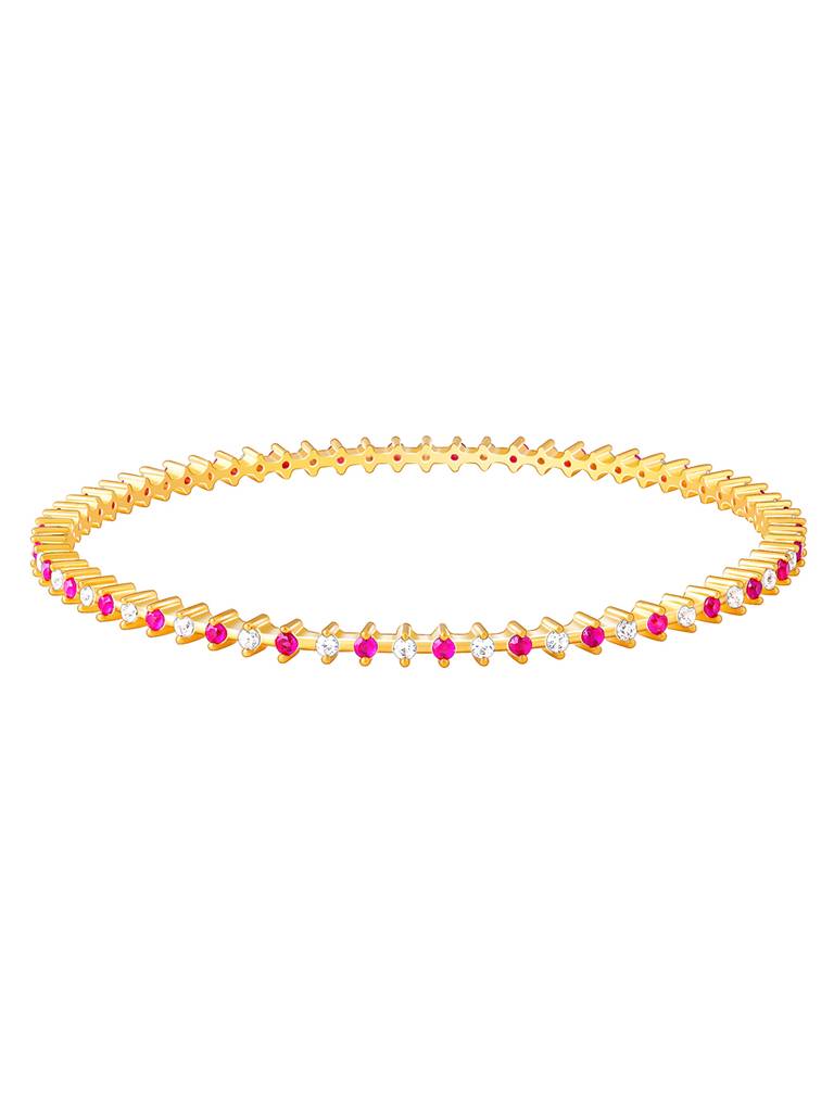 Giva 925 Sterling Silver Golden Cherry Blossom Celebration Bangle