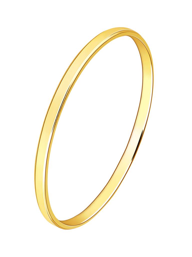 Giva 925 Sterling Silver Golden Classic Kada Bangle