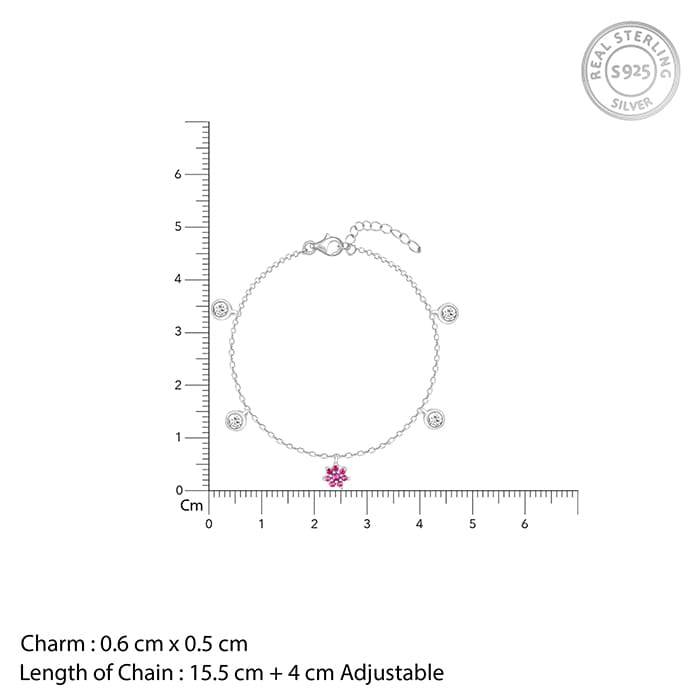 Sterling Chords Of Love Bracelet Adjustable : BR0976