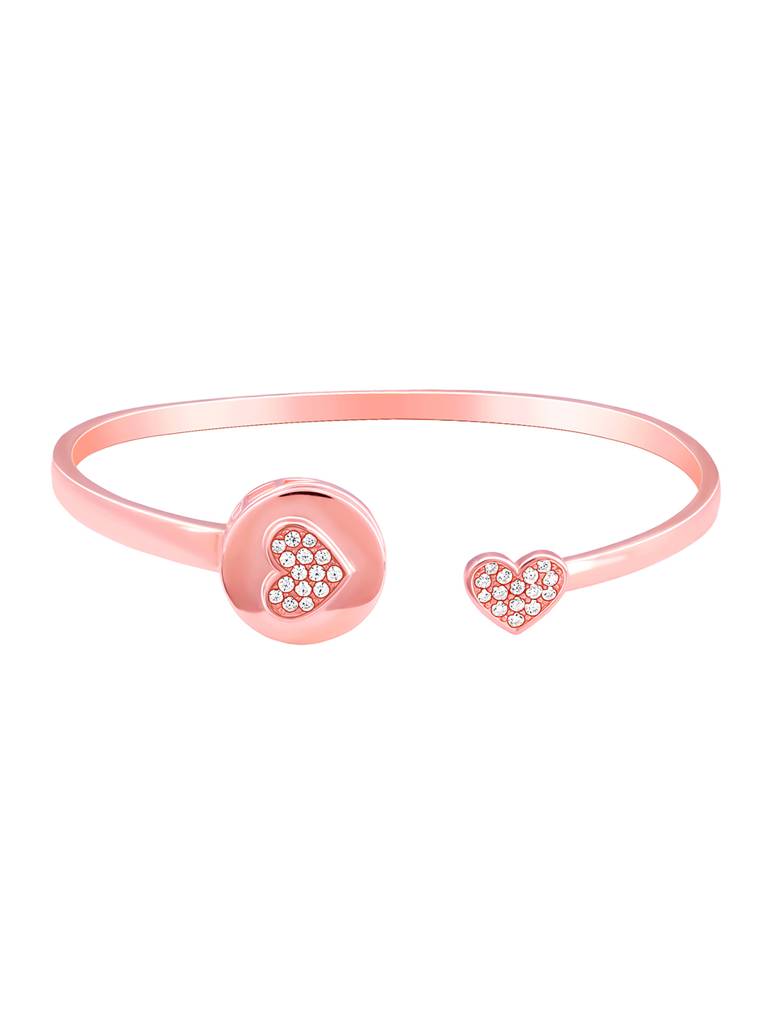 Giva 925 Silver Rose Gold Custom I Miss You Bracelet Adjustable : BR0981