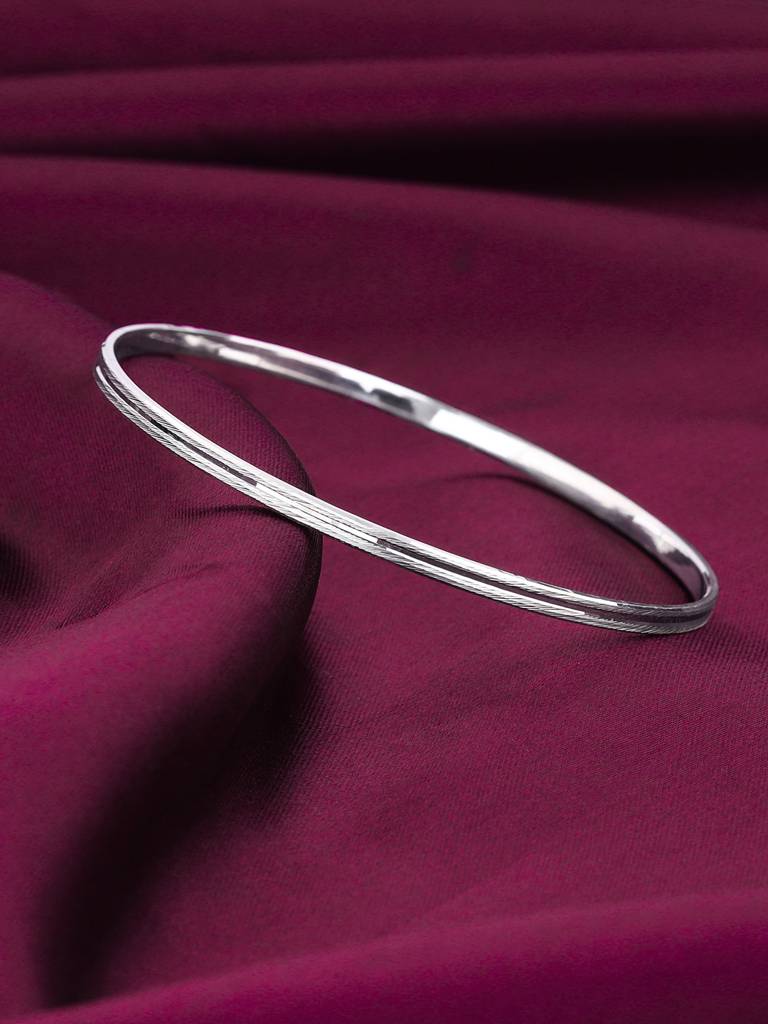 Giva 925 Silver Trails Of Art Bangle Fixed Size : BR0984