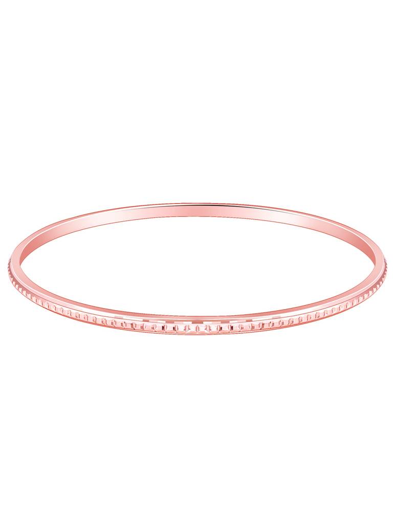 Giva 925 Silver Rose Gold Circle Patterned Bangle Fixed Size : BR0987