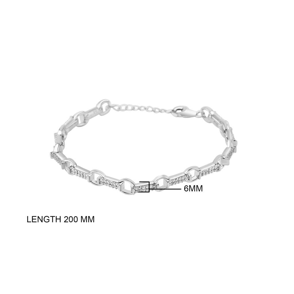 925 Sterling Silver Classy Bracelet | Elegant Boho Bracelet For Women : BR1018