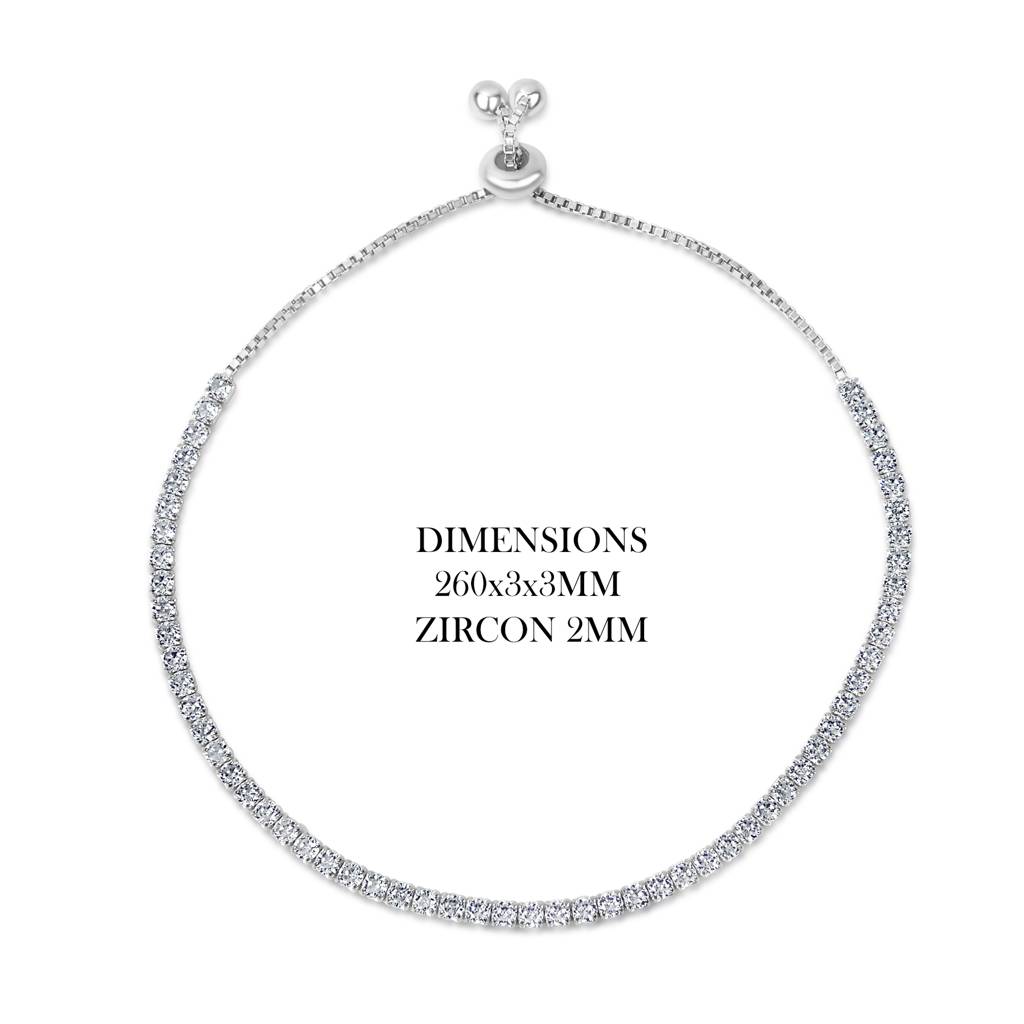 925 Sterling Silver Bracelet For Women | Simplicity Flexible Bracelet : BR1044