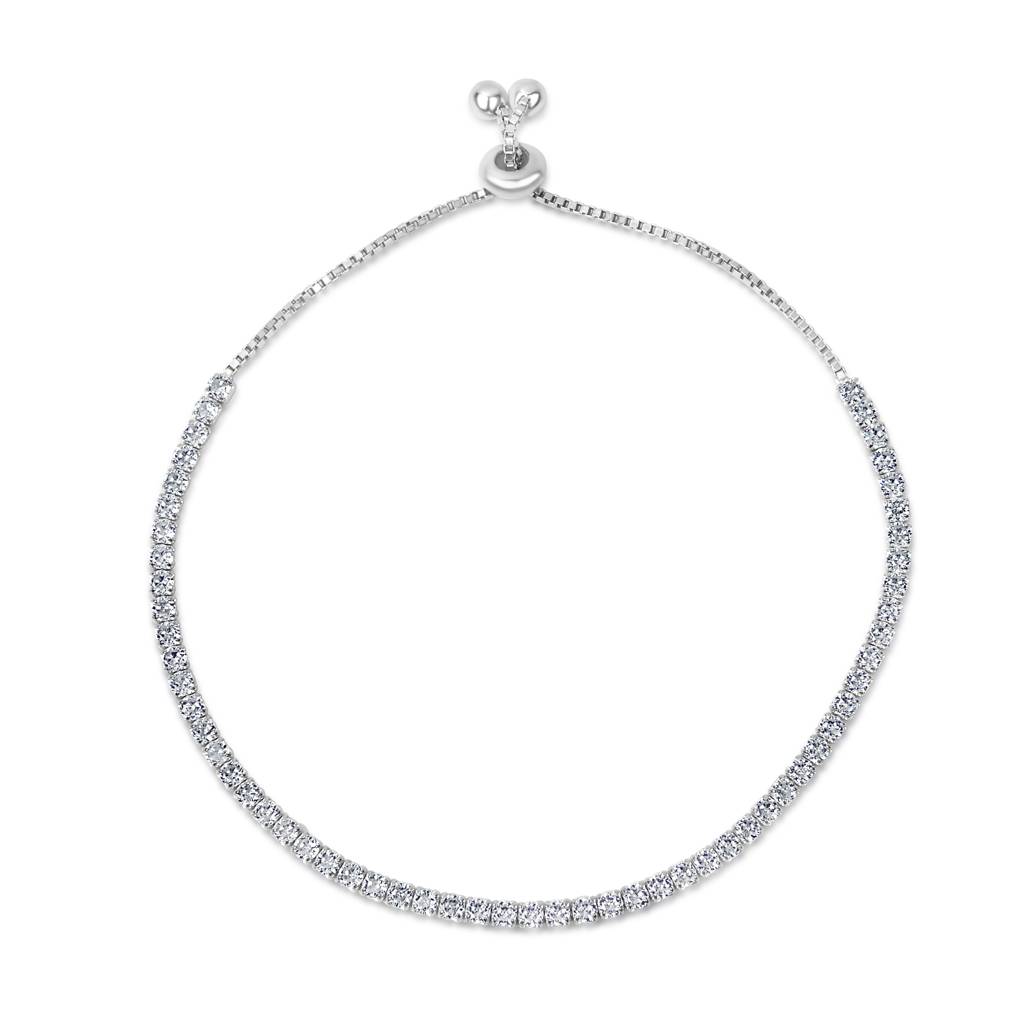 925 Sterling Silver Bracelet For Women | Simplicity Flexible Bracelet : BR1044