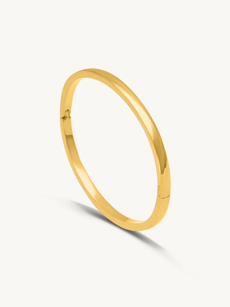 Classic Gold Bangle Bracelet : BR126-4