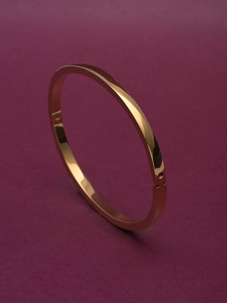 Classic Gold Bangle Bracelet : BR126-4
