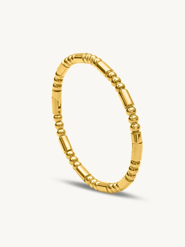 Women'S Golden Stream Bangle Bracelet : BR129