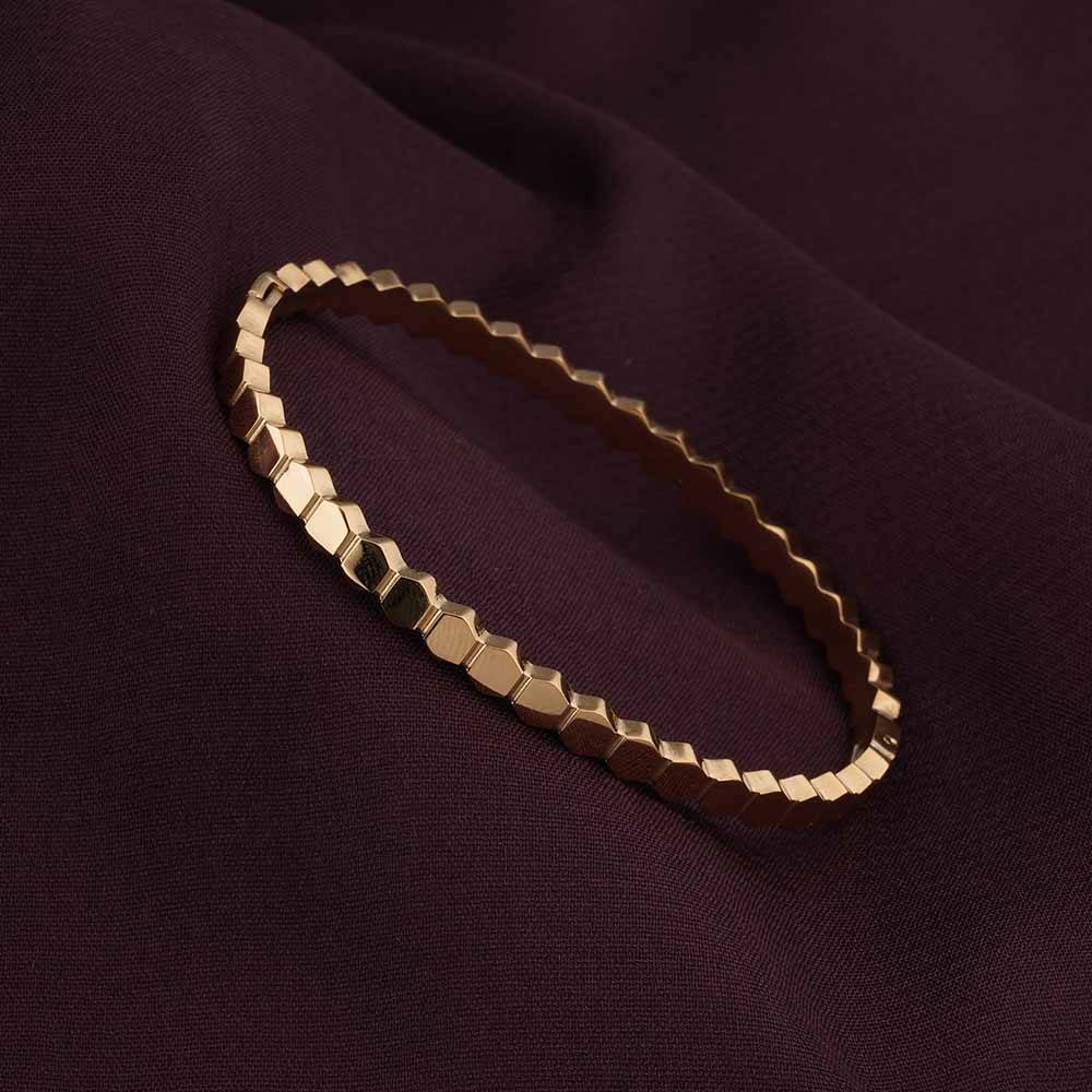 Modern Mosaic Bangle Bracelet For Womens Waterproof & Anti-Tarnish : BR169