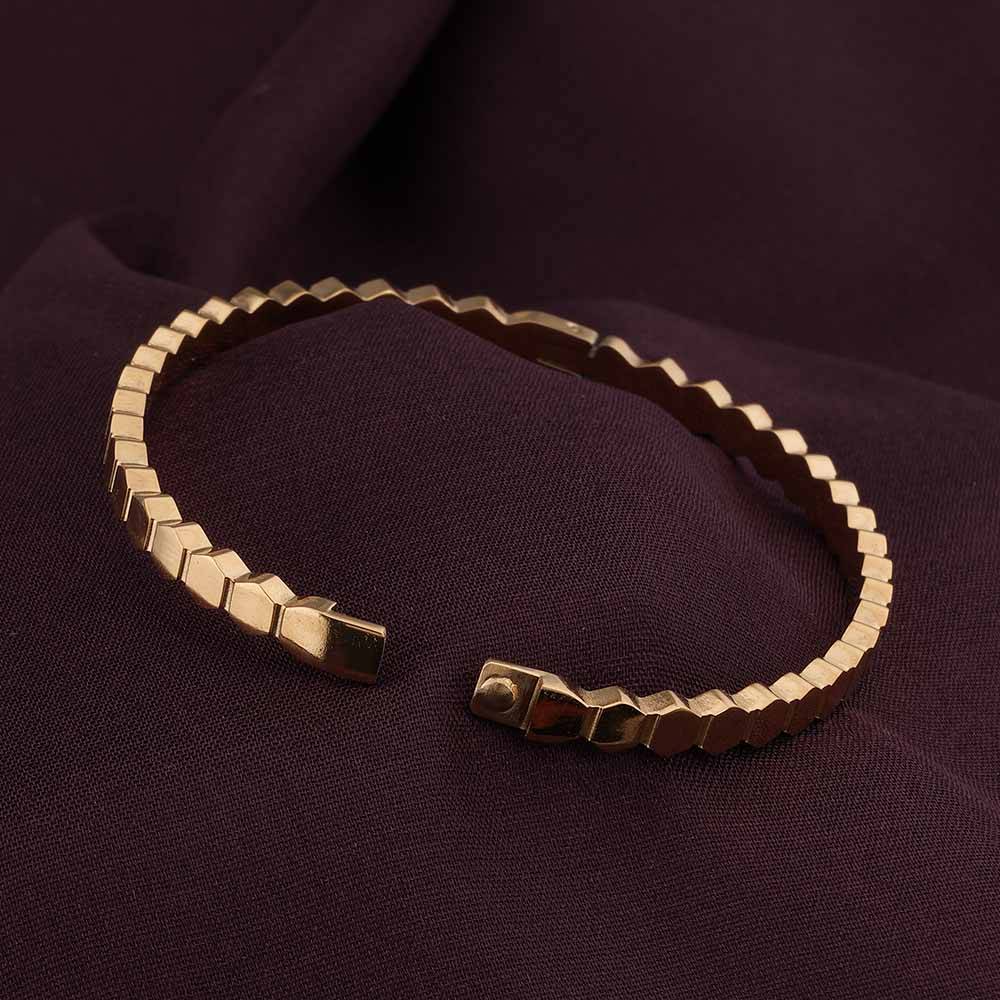Modern Mosaic Bangle Bracelet For Womens Waterproof & Anti-Tarnish : BR169