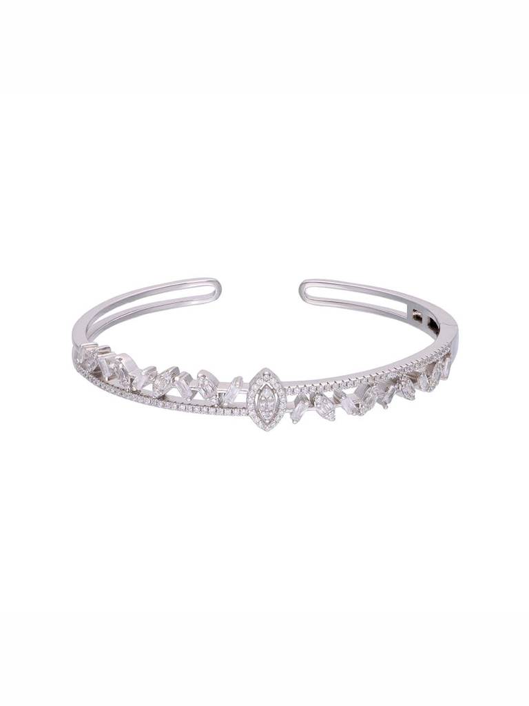 Sparkling Treasure Zircon Bangle Bracelet : BRBN103-S-NA
