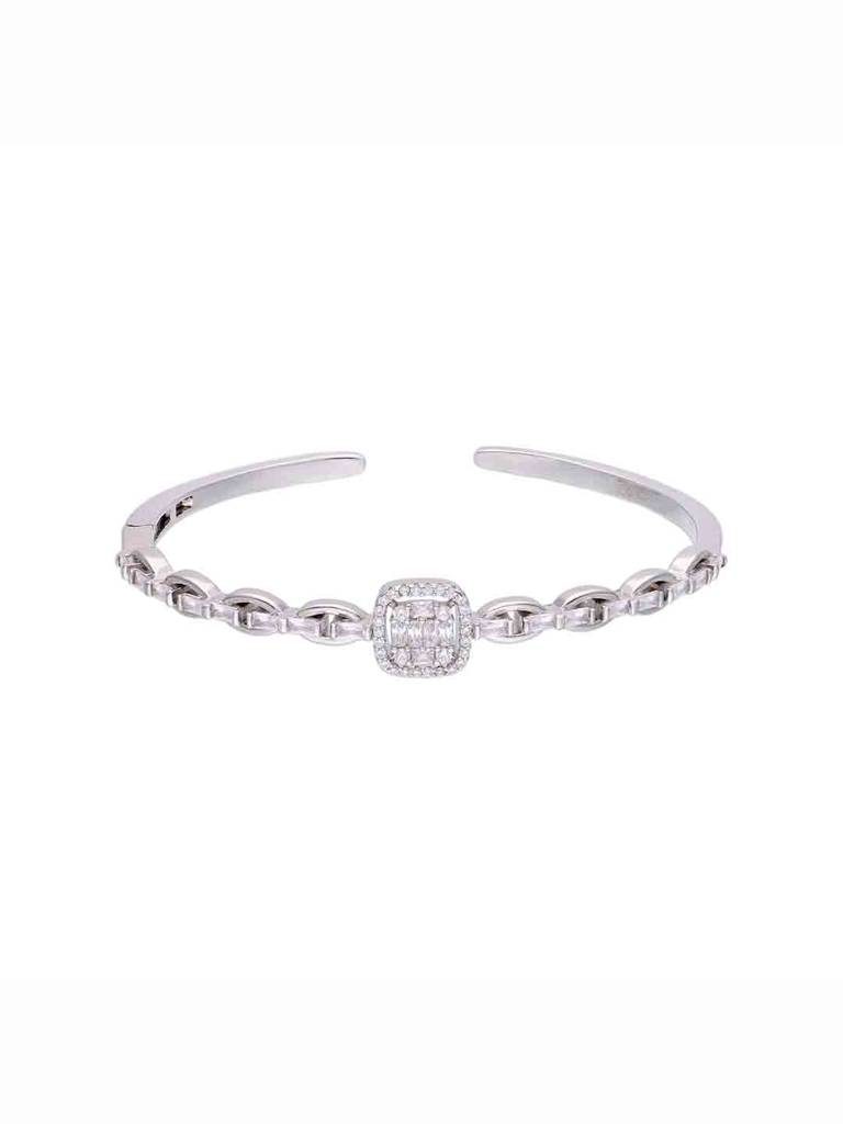 Dazzling Droplets Zircon Bangle Bracelet : BRBN105-S-NA