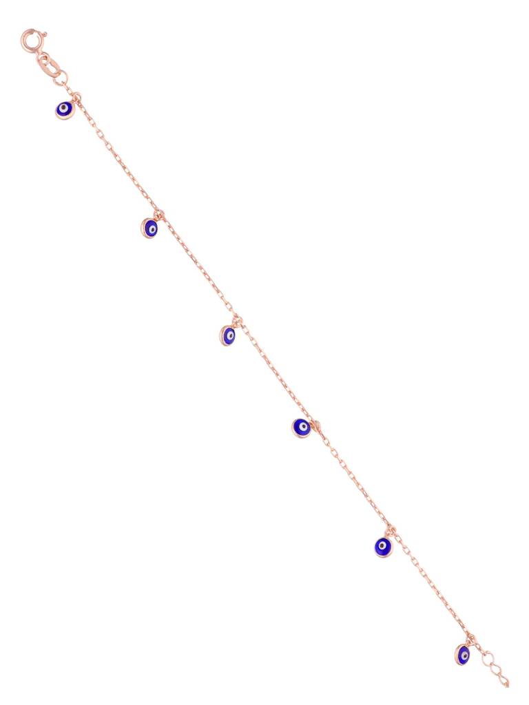 Sterling Silver Rose Gold Brlo 208 : BRLO208-RG-NA