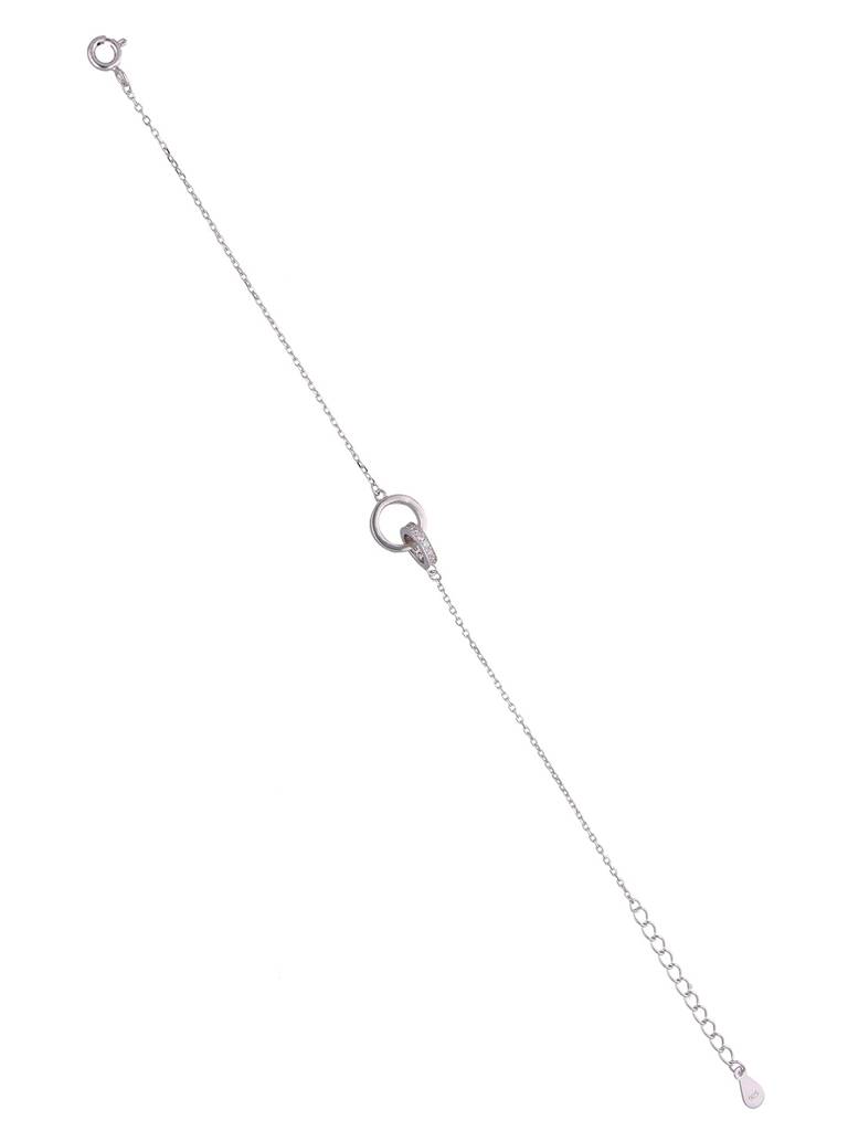 Sterling Silver The Circle Of Wisdom Bracelet : BRLO320-S-NA