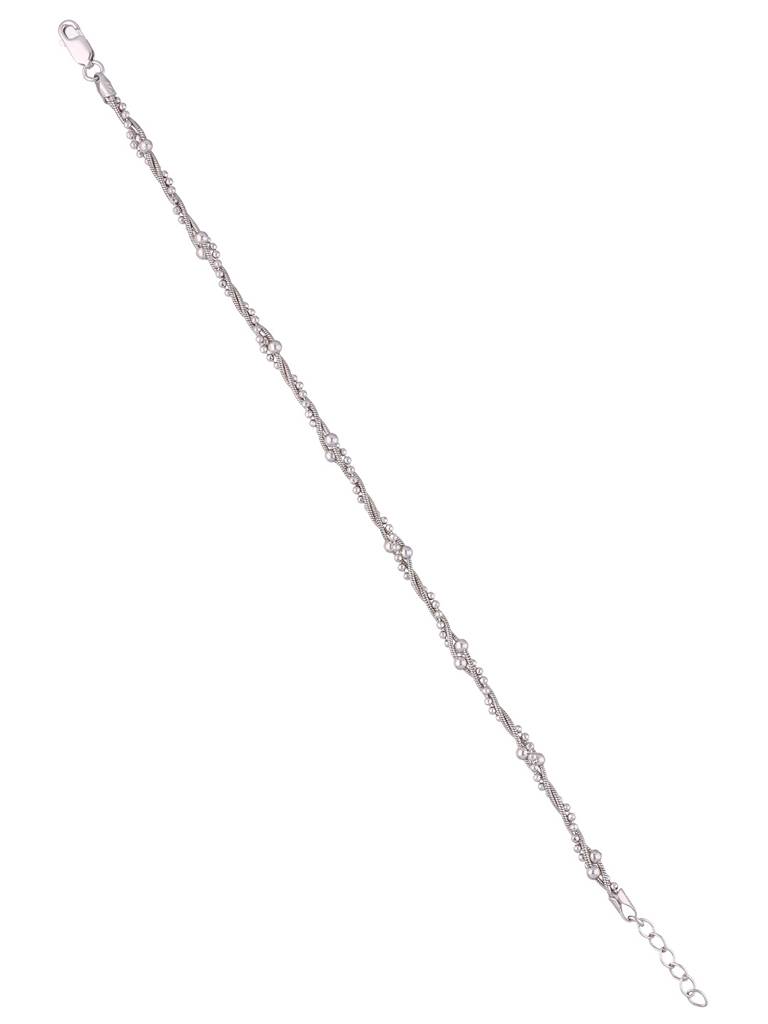Sterling Silver Timeless Weave Bracelet : BRLO346-S-NA