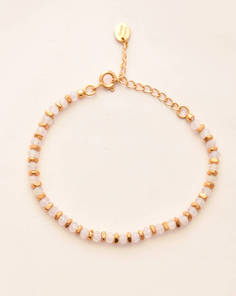 Healing Rainbow Moonstone Bracelet : BRP108(R)