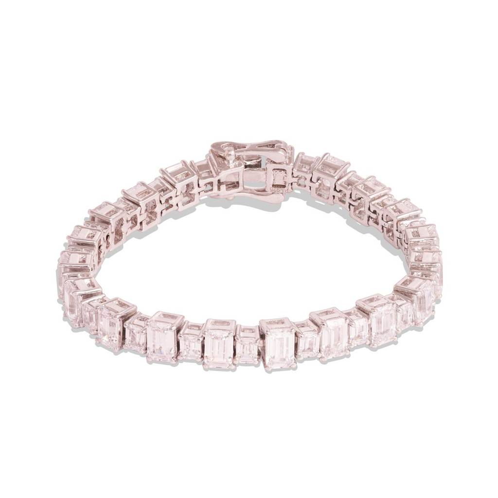 Emerald Cut Diamond Bracelet