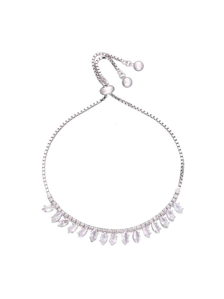 Sterling Silver Bling Of Sophistication Adjustable Bracelet : BRSL139-S-NA