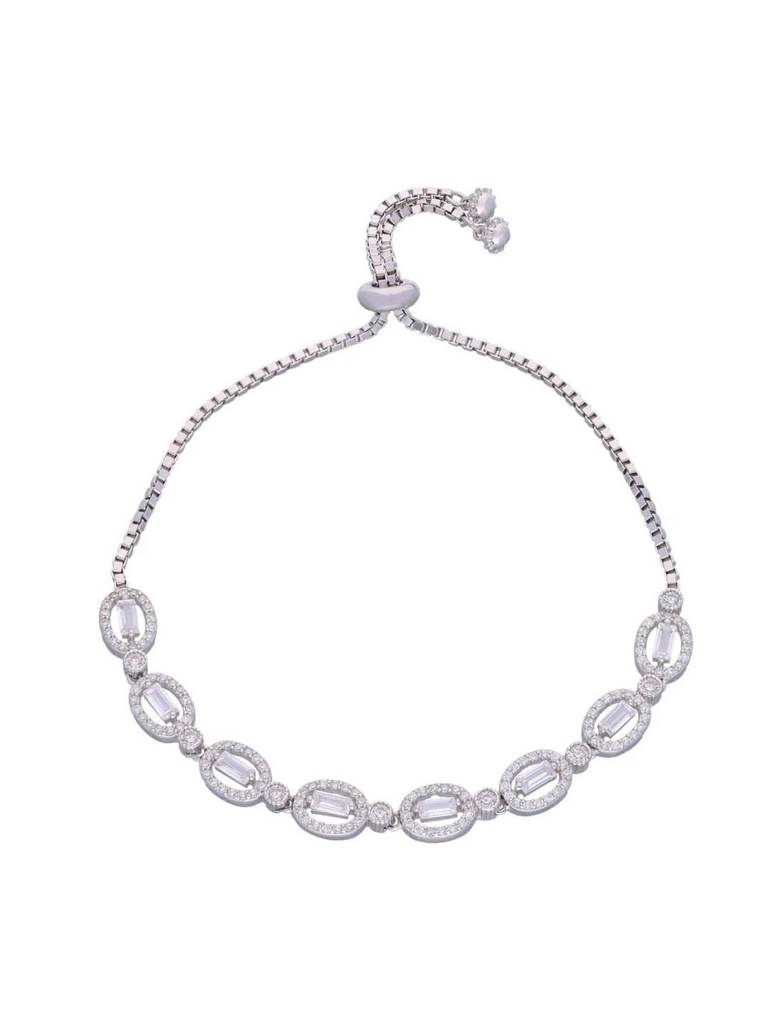 Sterling Silver The Circle Of Candour Adjustable Bracelet : BRSL67-S-NA