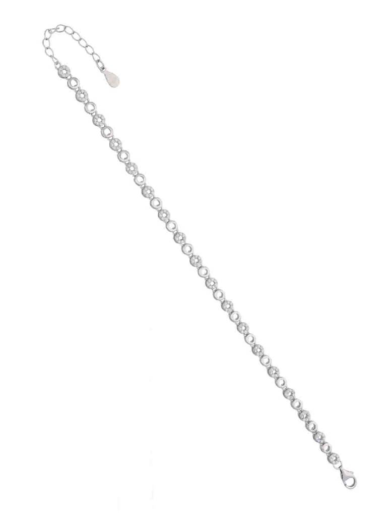 Concentric Charisma Silver Tennis Bracelet : BRTN69-S-NA