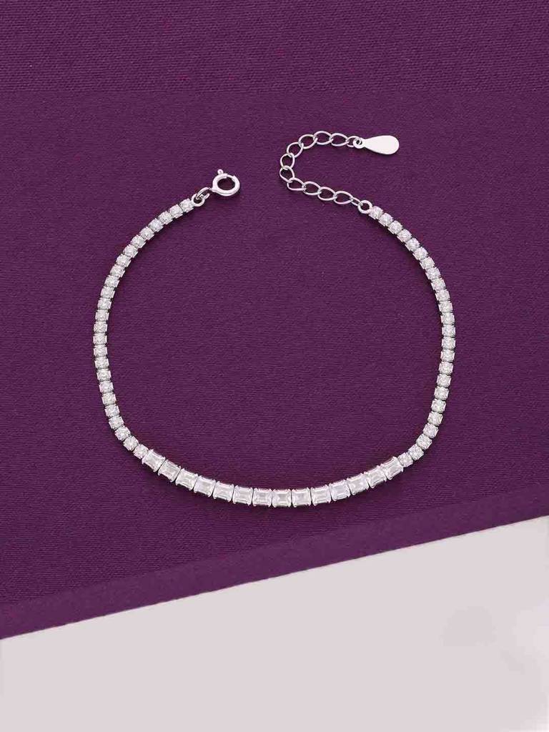 Radiant Solitaire Tennis Bracelet : BRTN71-S-NA