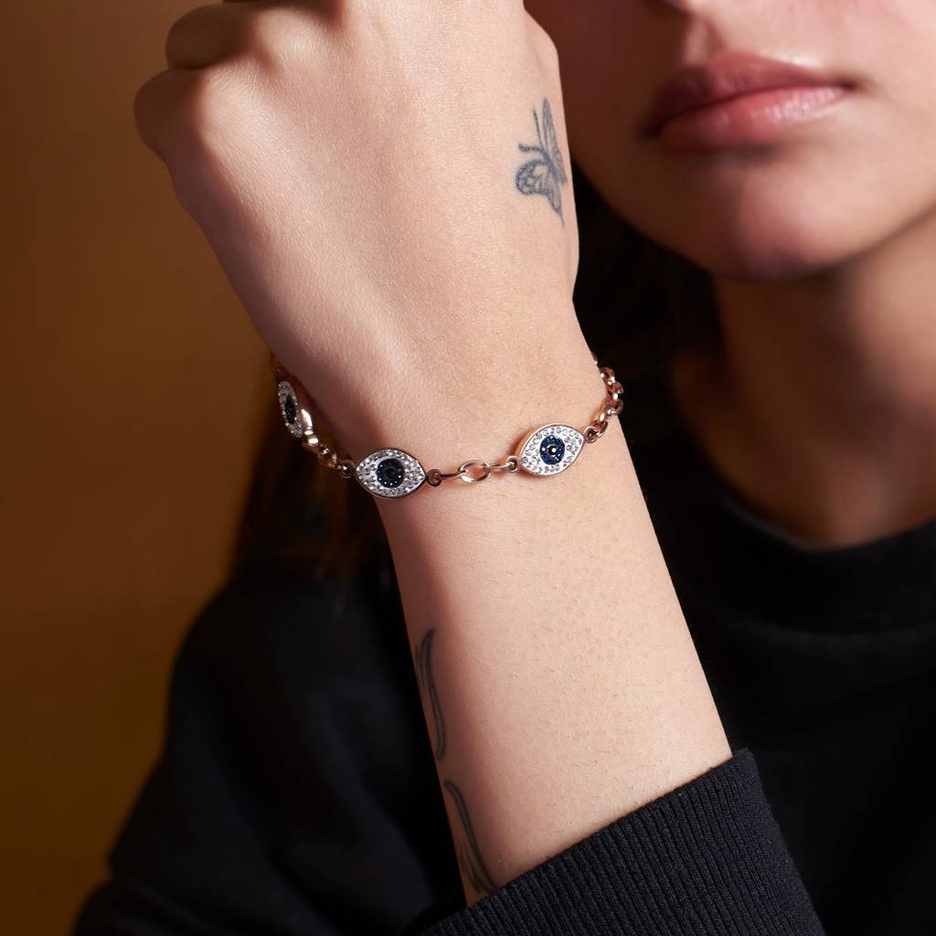 Evil Eye Bracelet - Gold For Women & Girls : BS11595